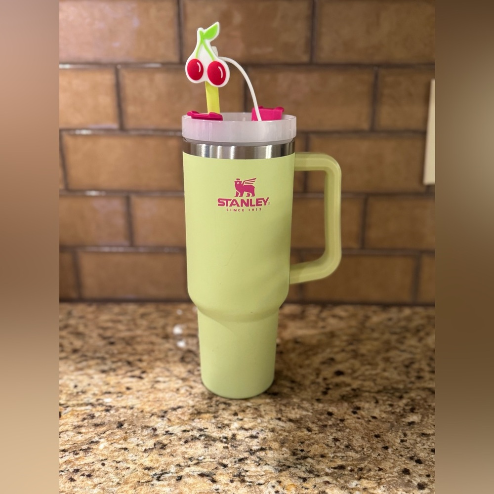 Stanley tumbler 40oz citron green, hot pink!!